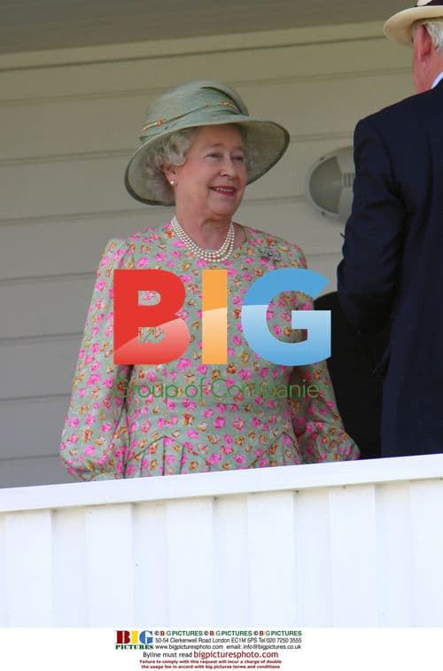 Queen Elizabeth at Hildon Queen's Cup polo final