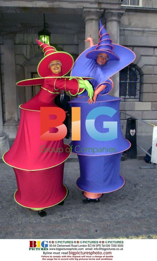 Costumed Hostesses at British Red Cross Ball