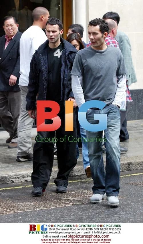 Ryan Giggs Out Shopping with Brother