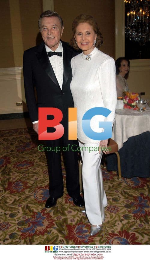 Cyd Charisse and Tony Martin at Award Presentation