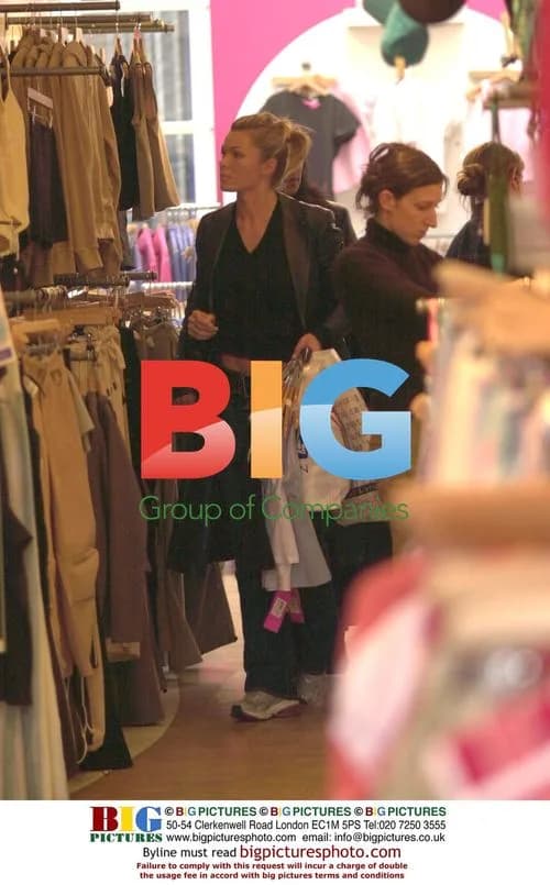 Nell McAndrew Shopping in London