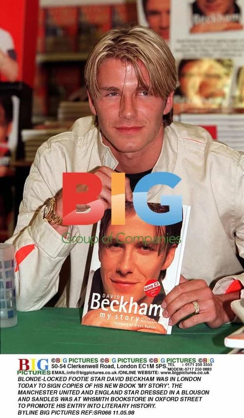David Beckham Book Signing