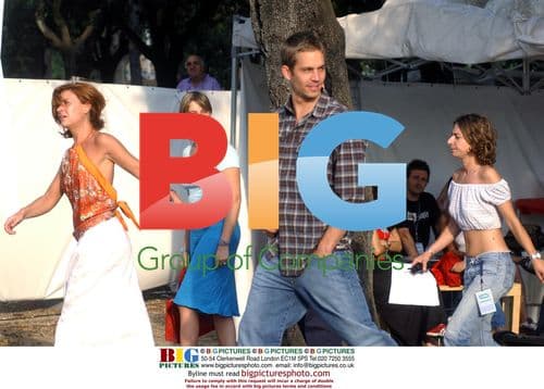 Paul Walker out in Rome