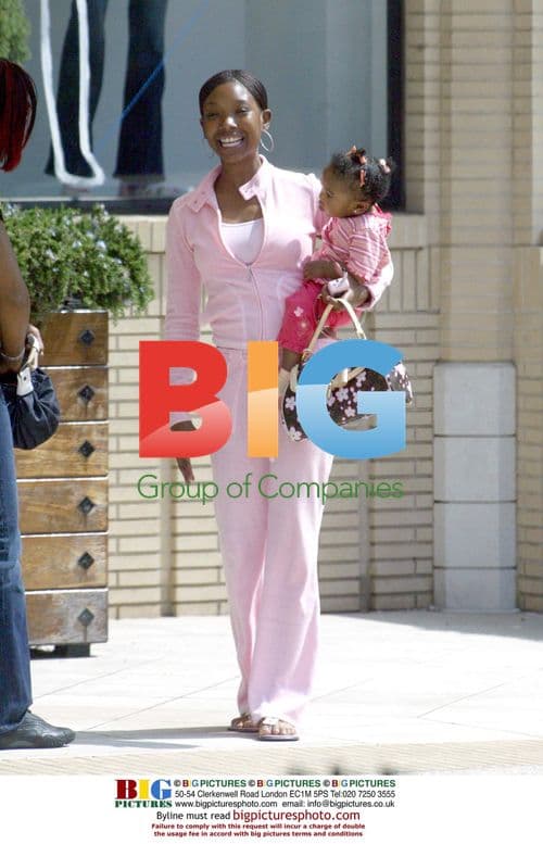 Brandy and Kelly Rowland shopping in Beverly Hills