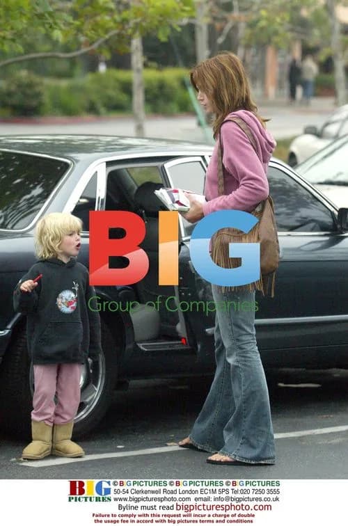 Cindy Crawford and Son in Malibu