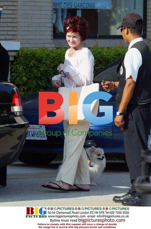 Sharon Osborne and Dog Shopping