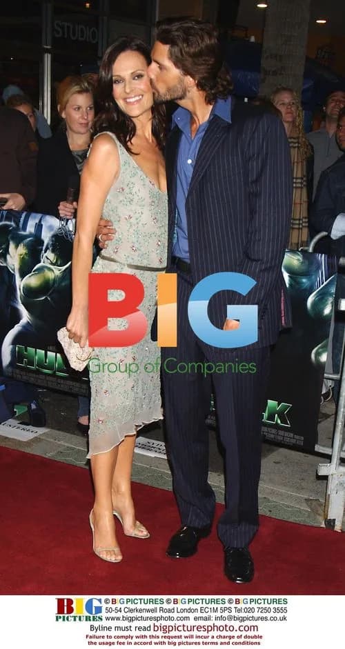 Eric Bana and wife at Hulk premiere