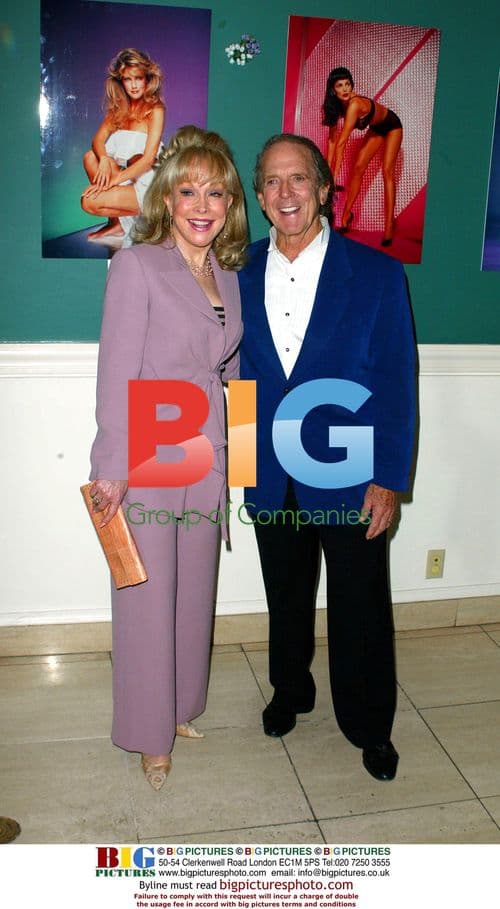 Barbara Eden and Harry Langdon