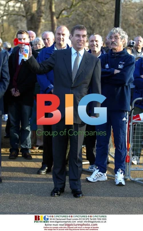 Prince Andrew starts 1000 mile charity challenge