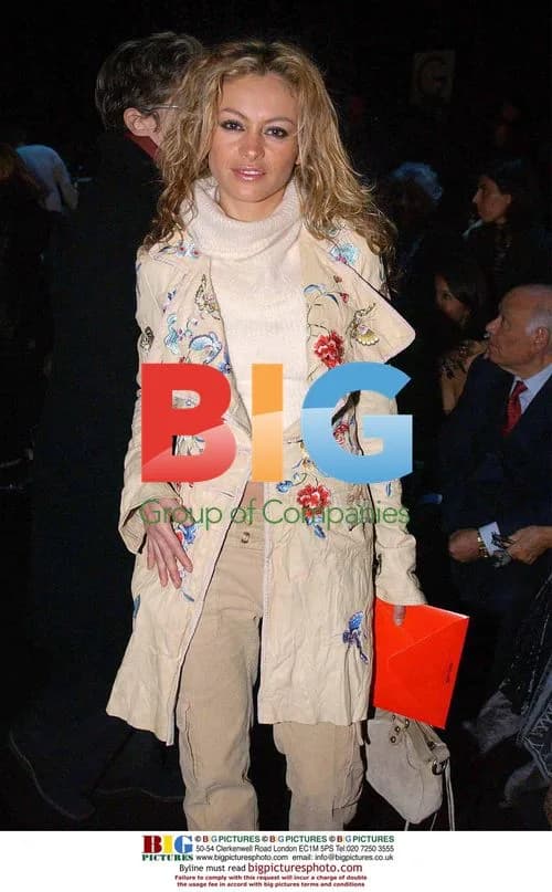 Paulina Rubio at Roberto Cavalli Fashion Show