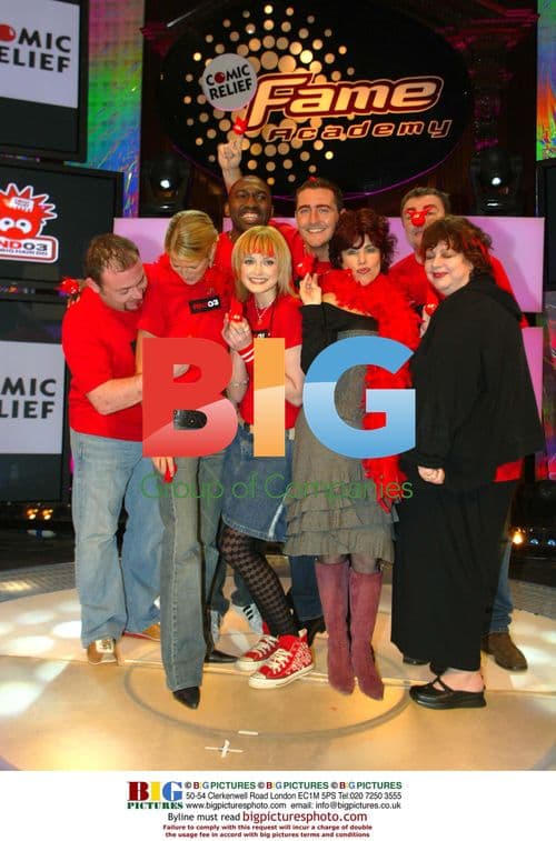 Celebrities at 'Comic Relief Does Fame Academy' Launch