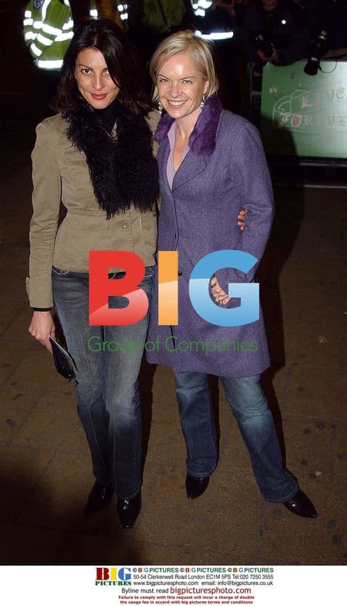 Mariella Frostrup and Gina Bellman at 'Live Forever' Premiere