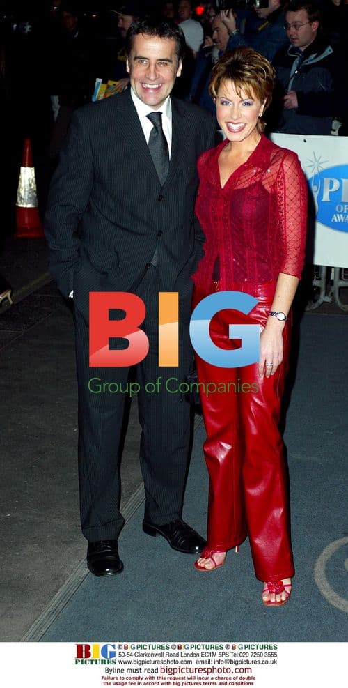 Dermott Mernaghan and Natasha Kaplinsky at Pride of Britain Awards 2003