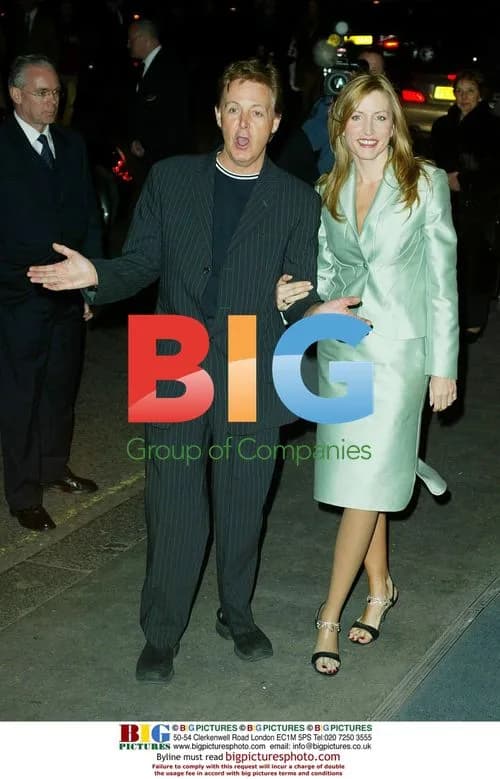Paul McCartney and wife at Pride of Britain 2003