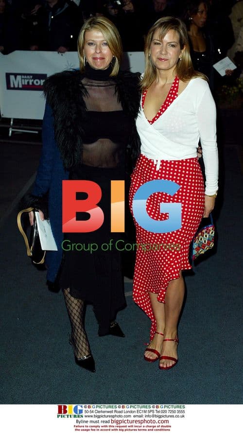 GMTV's Penny Smith and Kate Garroway at Pride of Britain 2003