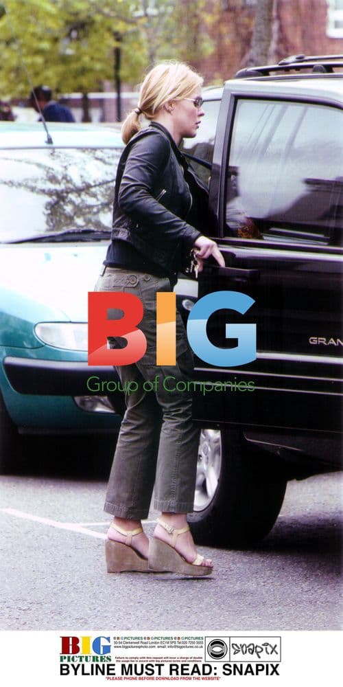 Patsy Kensit Parking Car