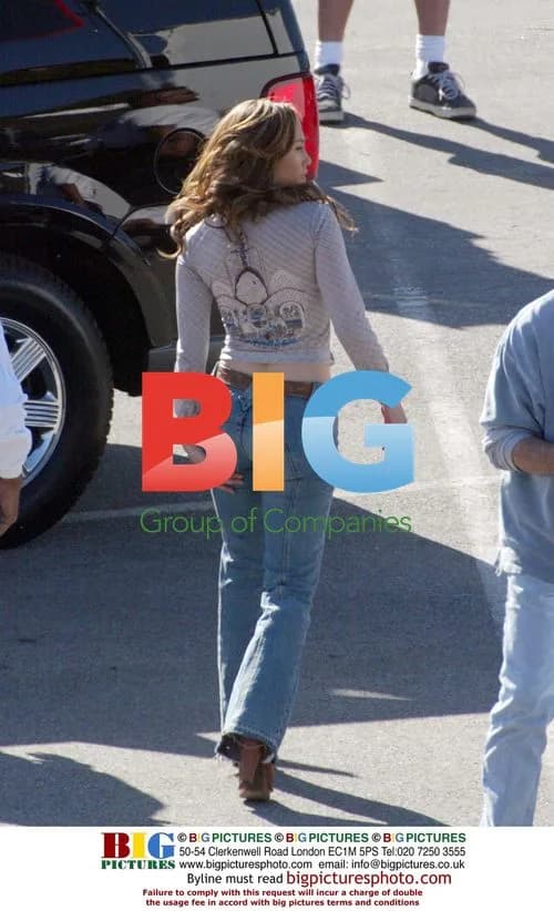 Ben Affleck and Jennifer Lopez on Gigli set