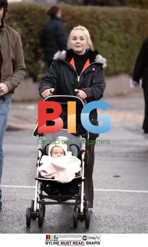 Gail and Dan Hipgrave with baby Honey in London