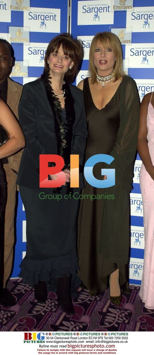 Cherie Blair and Gaby Roslin at Sargent Cancer Care Ball