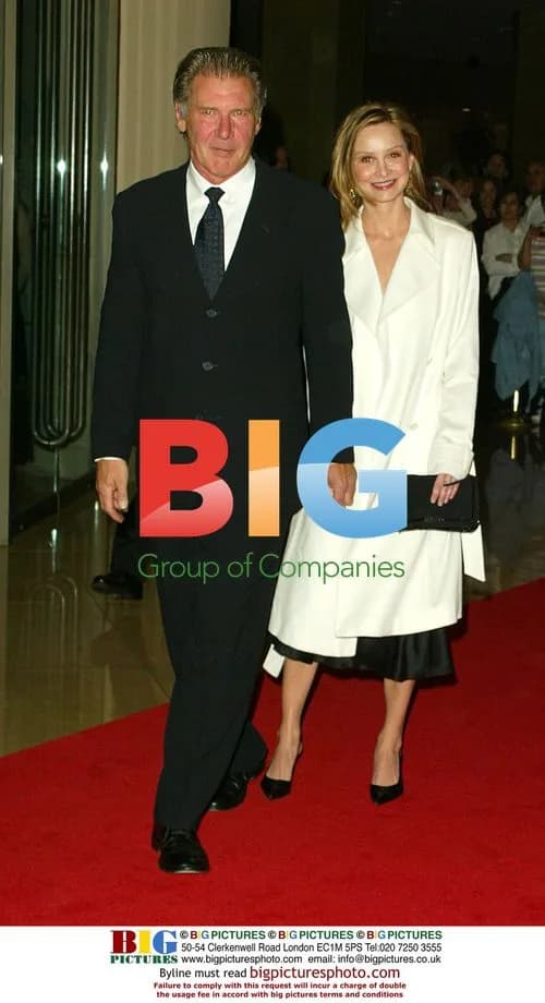 Calista Flockhart and Harrison Ford at Writers Guild Awards