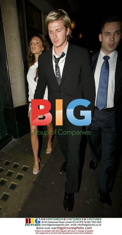 Beckhams Enjoy Night Out at The Ivy