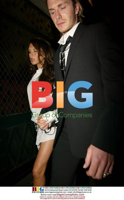 Beckham Couple at The Ivy Restaurant