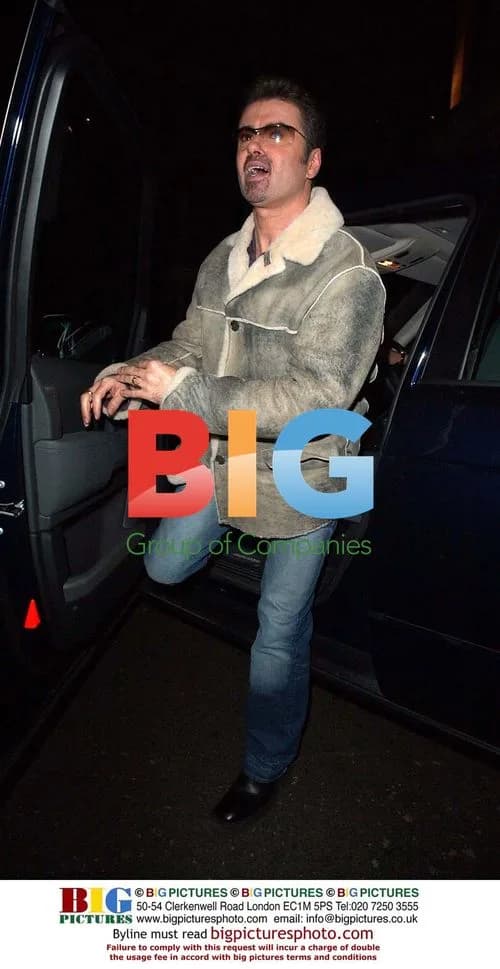 George Michael Arrives at The Ivy for Dinner