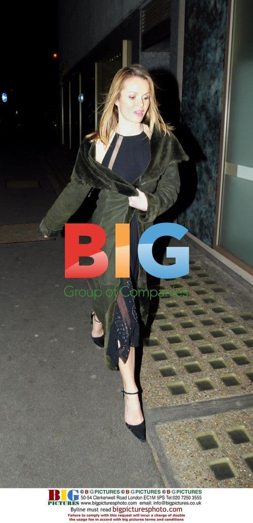 Actress Amanda Holden at Zeta Bar