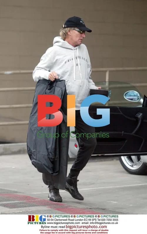 Rod Stewart out in Beverly Hills