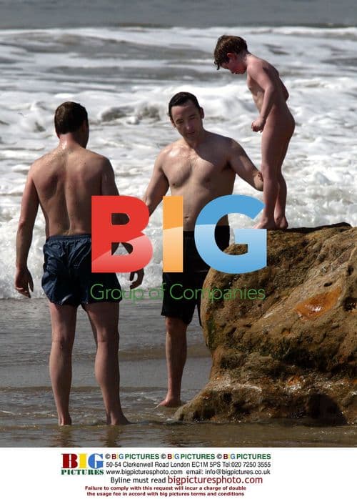 Cusacks Spend Sunny Day at Beach