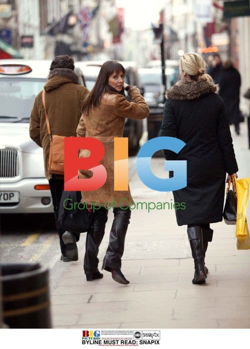Carol Vorderman Shopping in London