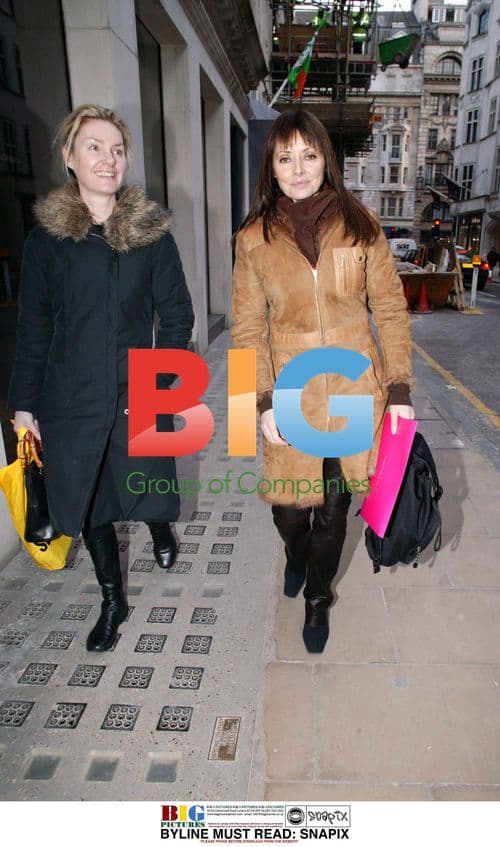 Carol Vorderman Shopping in London