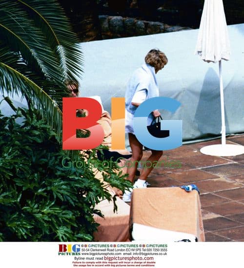 Princess Diani on Vacation in Mallorca