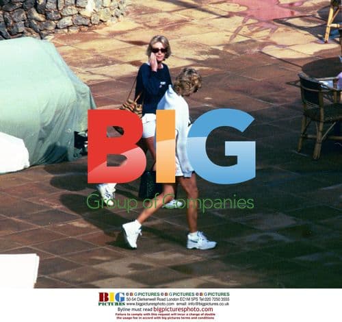 Princess Diani on Holiday in Mallorca