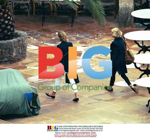 Princess Diani on Holiday in Mallorca