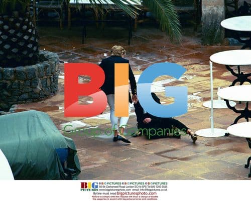 Princess Diani on Holiday in Mallorca, Spain