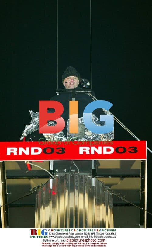 Jack Dee Suspended in Tower