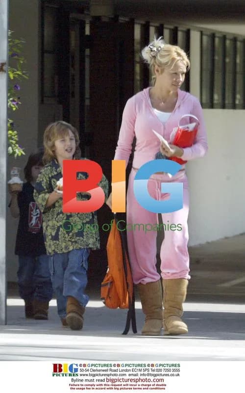 Pamela Anderson with kids in Malibu