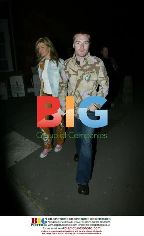 Ronan Keating and Wife Yvonne Out in London