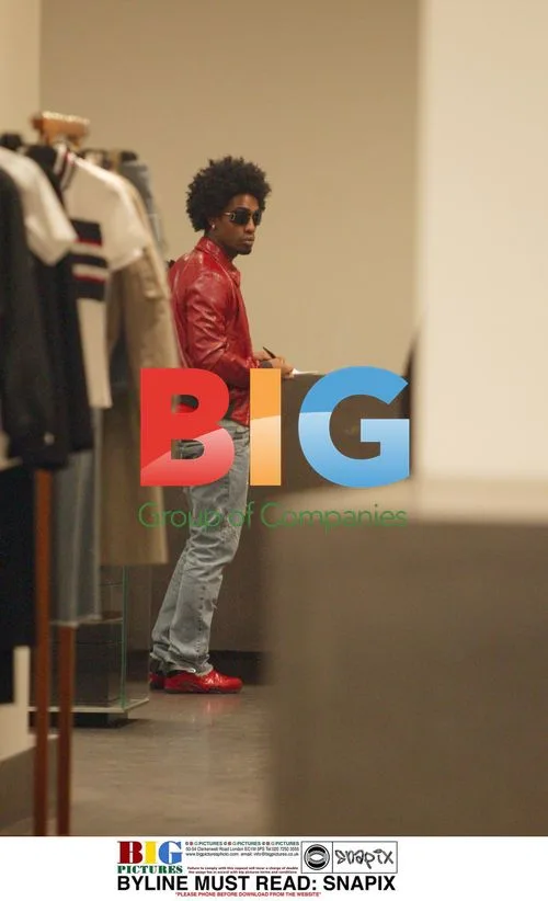 Simon from Blue Shows Off Afro Haircut