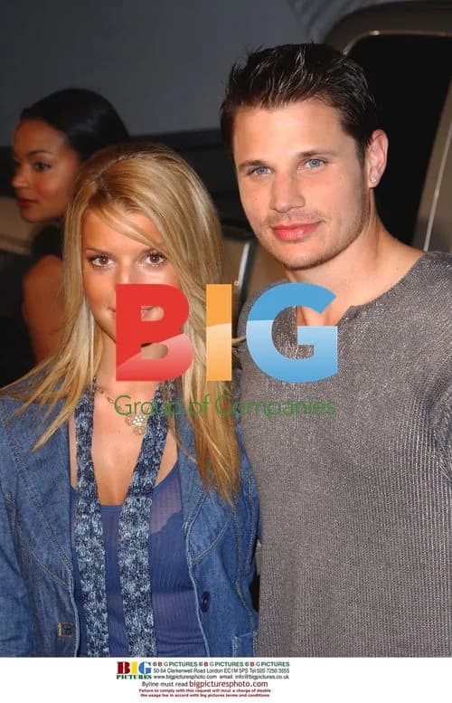 Jessica Simpson and Nick Lachey at GM's Fashion Show