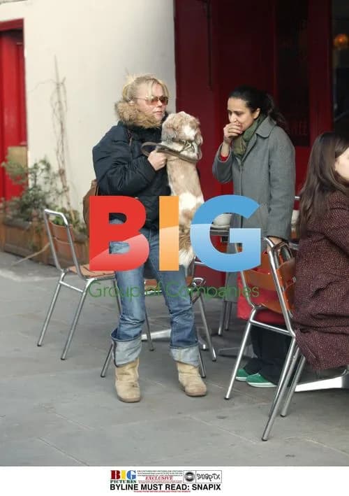 Geri Halliwell and her dog Harry