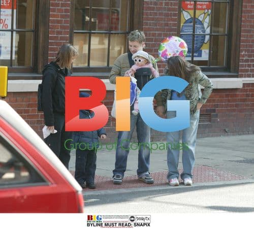 Jamie and Jules Oliver with Baby Poppy