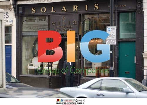 Alan Yentob Visiting Shops in London