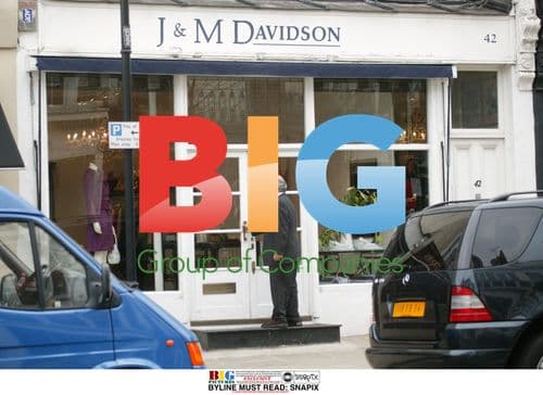 Alan Yentob Visiting Estate Agents and Furniture Shop