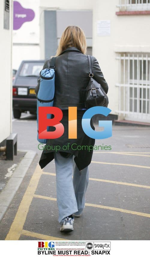 Gaby Roslin Heading to Yoga Class in London