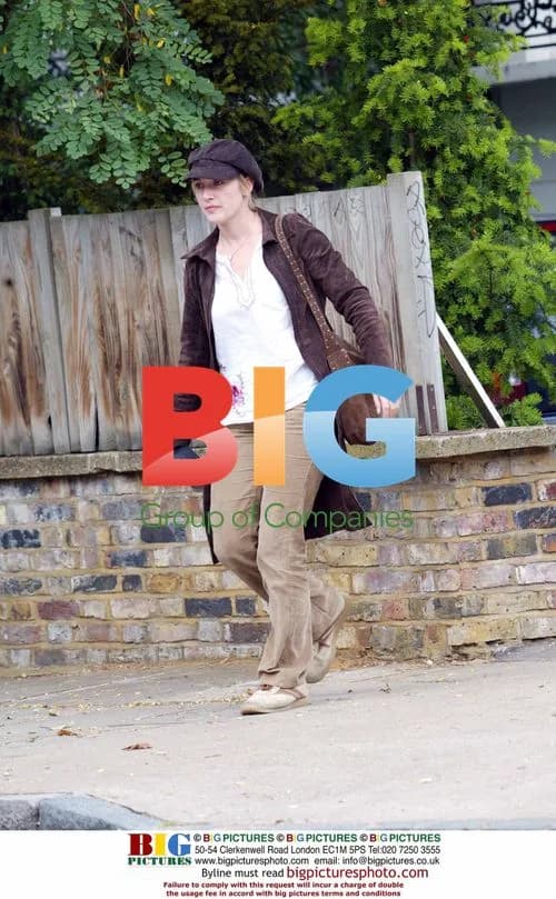 Kate Winslet out with baby in London