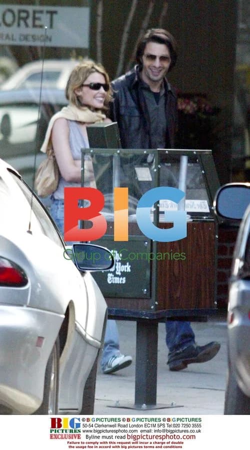Kylie Minogue and Olivier Martinez