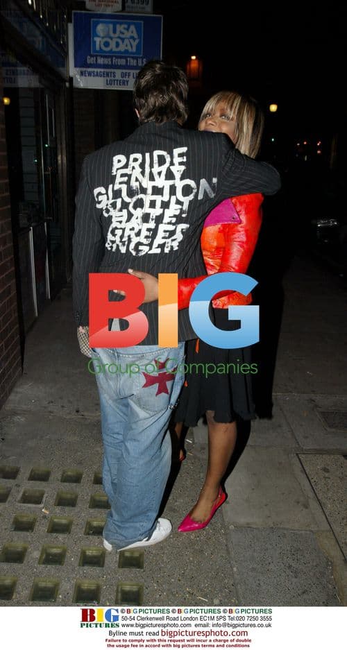 Ebony and boyfriend at Sketch Club, London