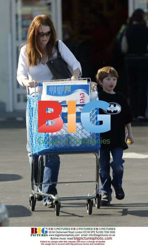 Julianne Moore with Kids Cal and Liv